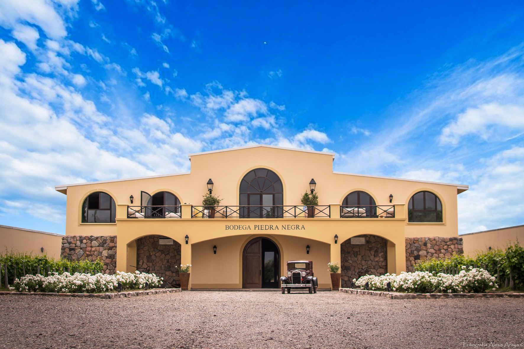 Bodega Piedra Negra, located in Los Chacayes, Argentina, at the heart of François Lurton’s vineyards.
