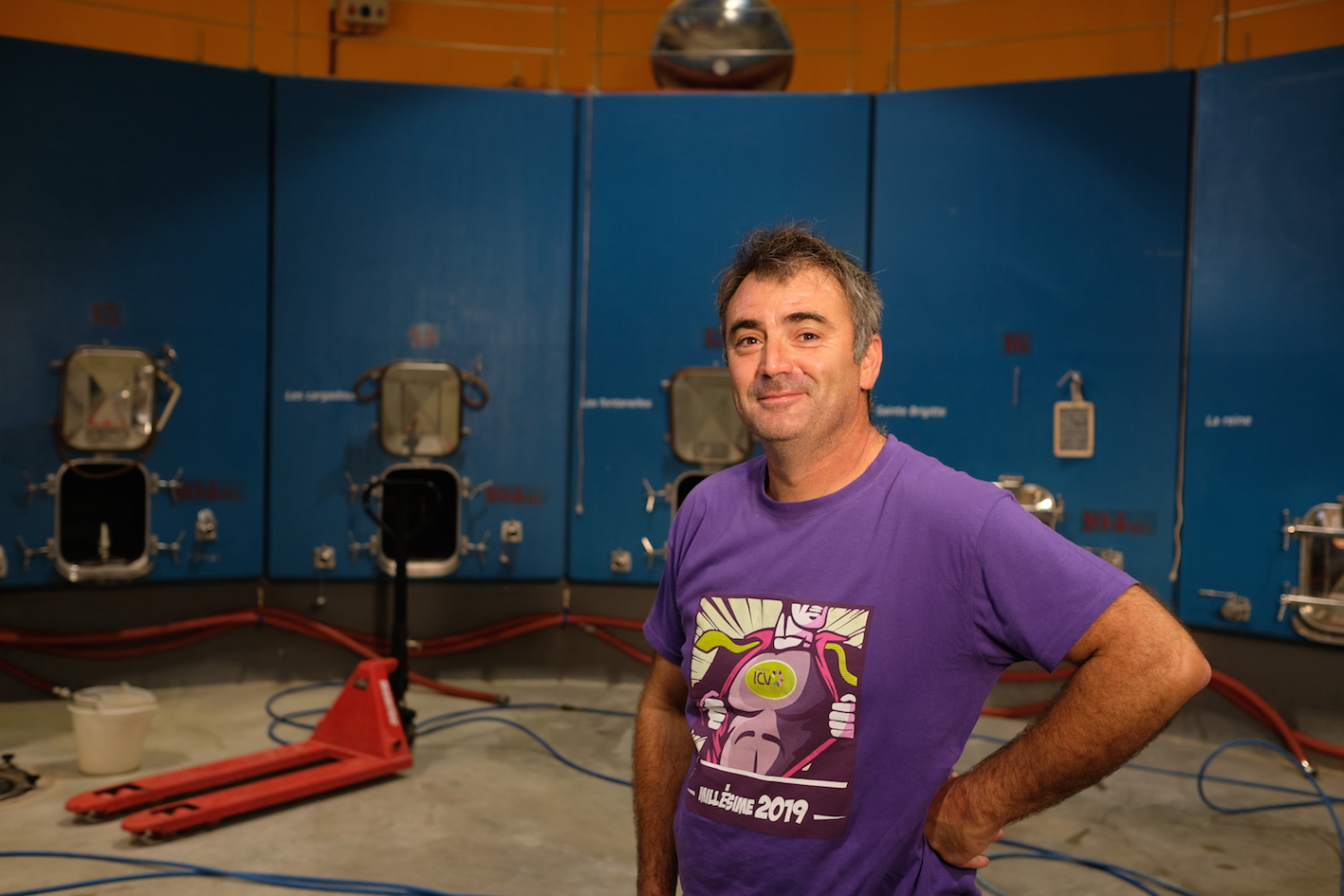 Benoît Bertrand, owner of Domaine de Malavieille