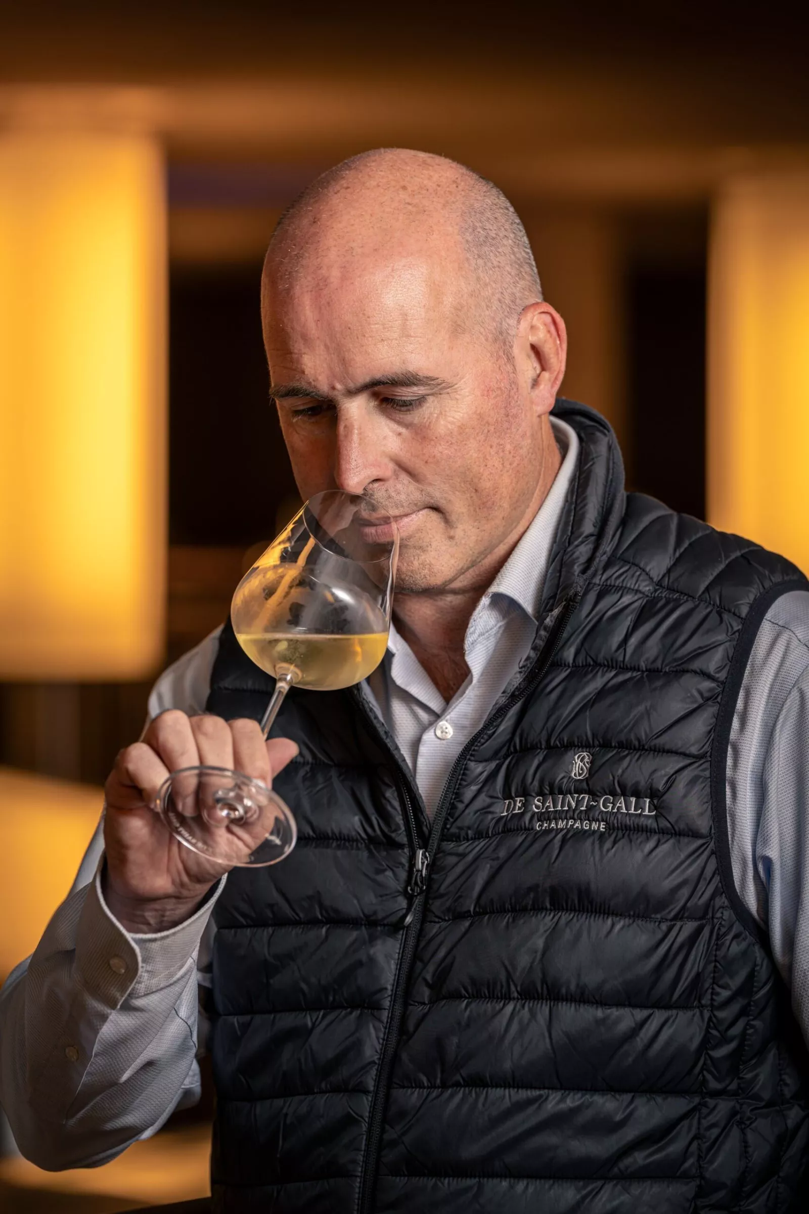 Cédric Jacopin est le chef de caves d'Union Champagne