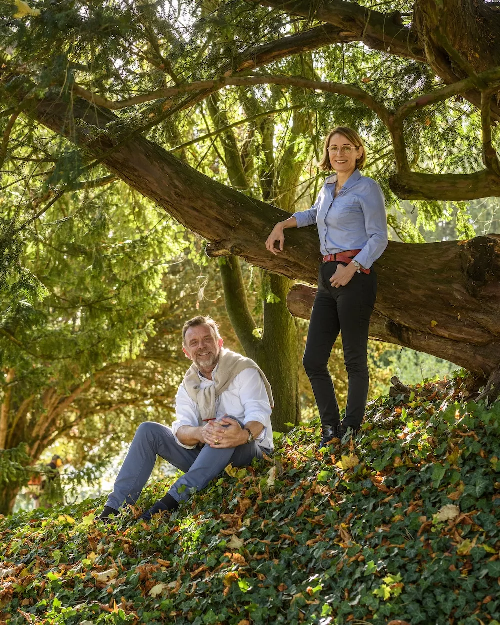 Odilon de Varine et Gabrielle Malagu
