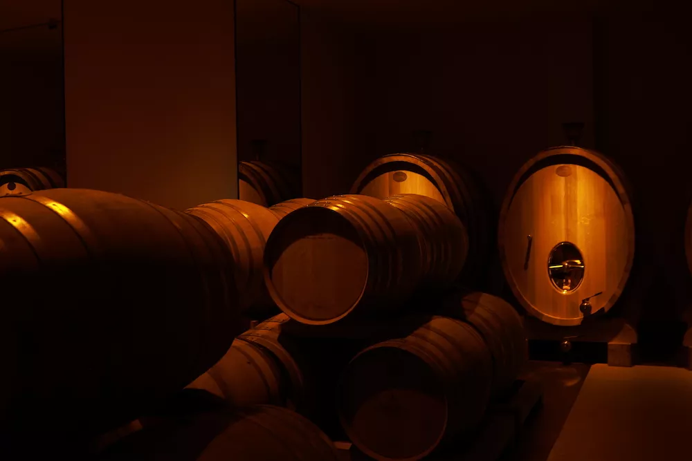 The cooperage at Champagne Michel Arnould & Fils