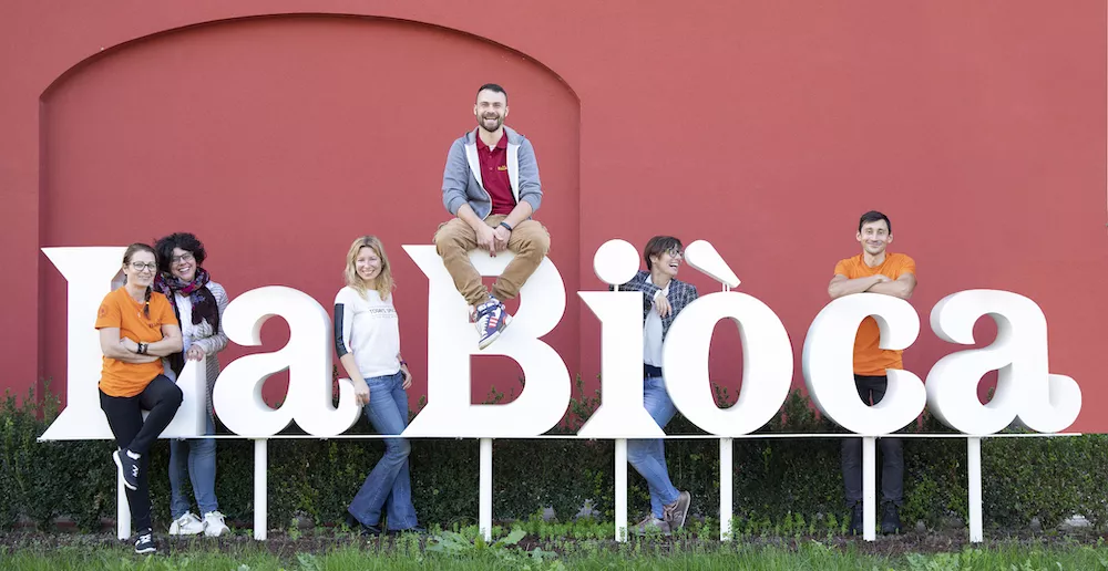 The La Biòca winery team is young and dynamic like the wines it produces.