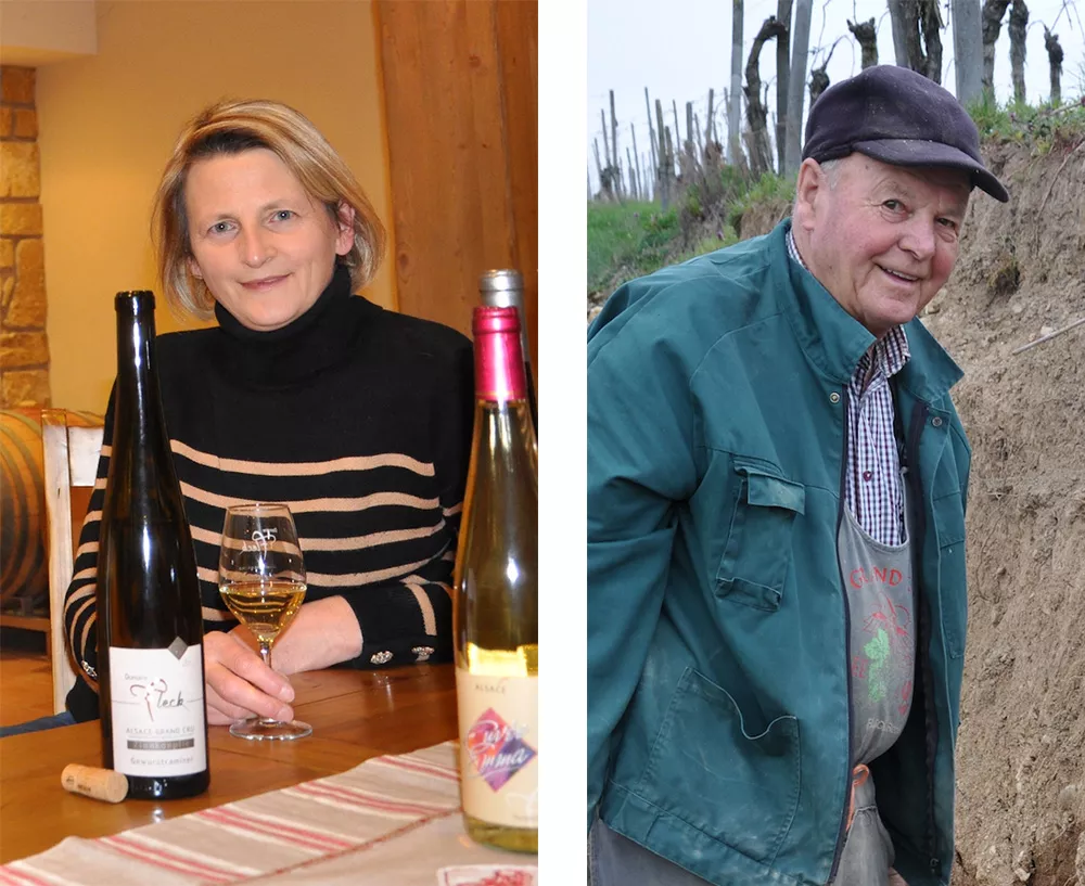 René Fleck et sa fille Nathalie Steinmetz