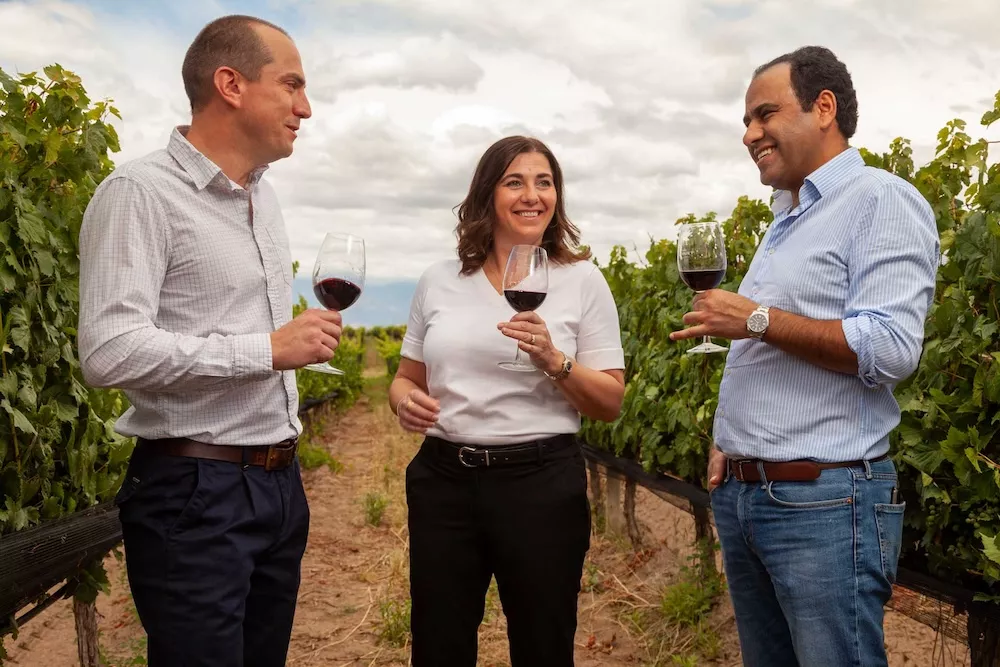Guillaume Bousquet, Anne Bousquet and Labid Al Ameri.