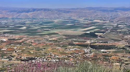 The Bekaa Valley.