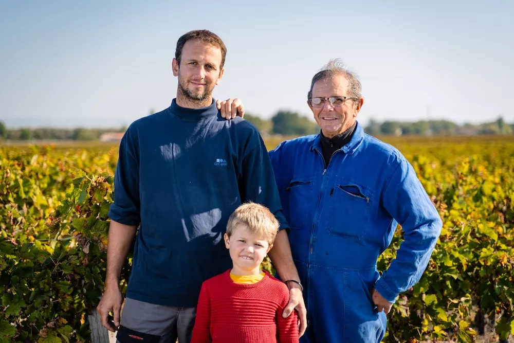 Famille de vignerons coopérateurs d'Uni Médoc.