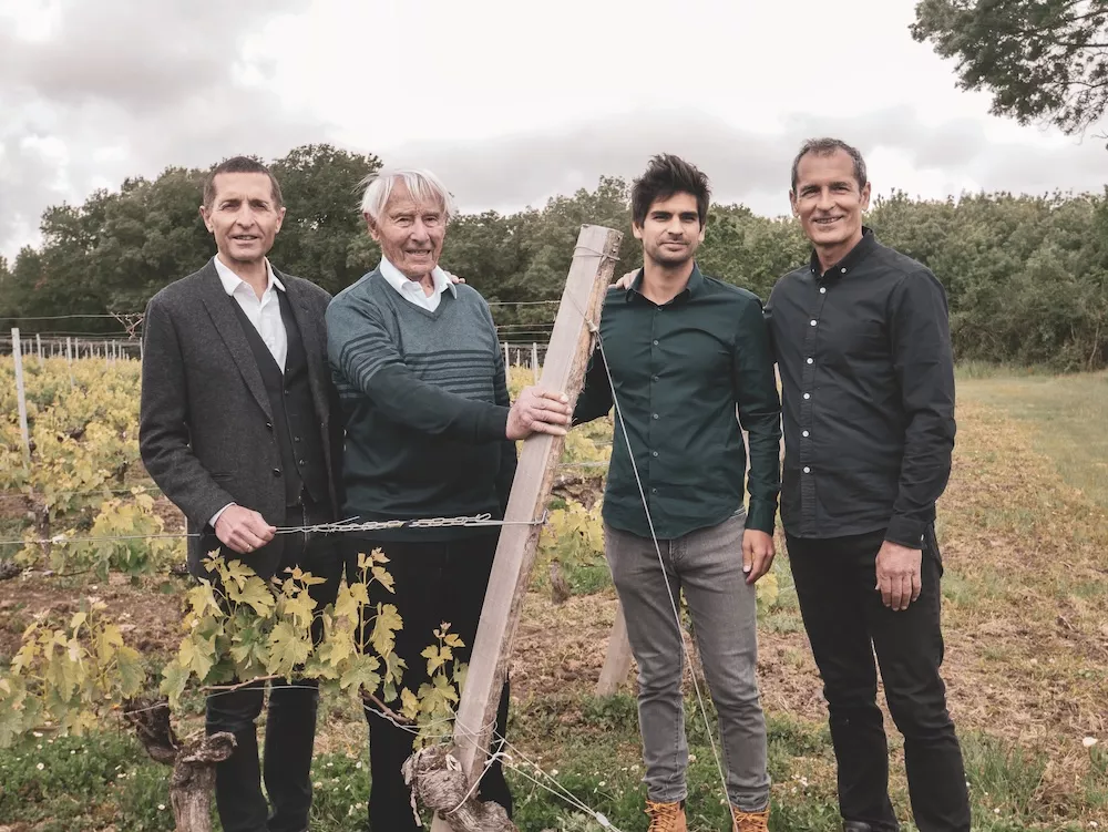 De gauche à droite, Jacques, Serge, Yann et Patrick Bouey, portrait d'une famille ‘‘vivante’’
