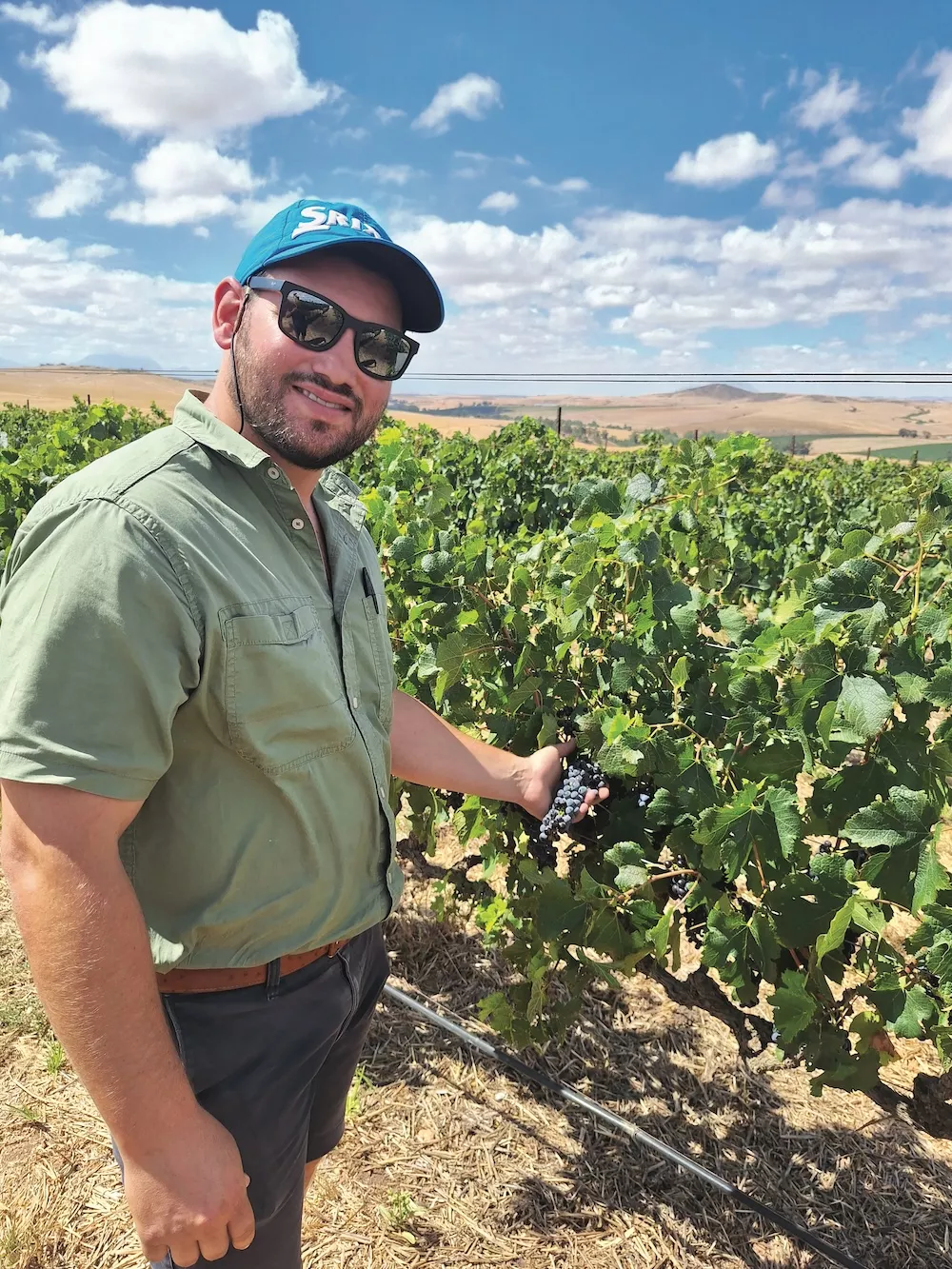 Alec Vincent, viticulteur chez Org de Rac.