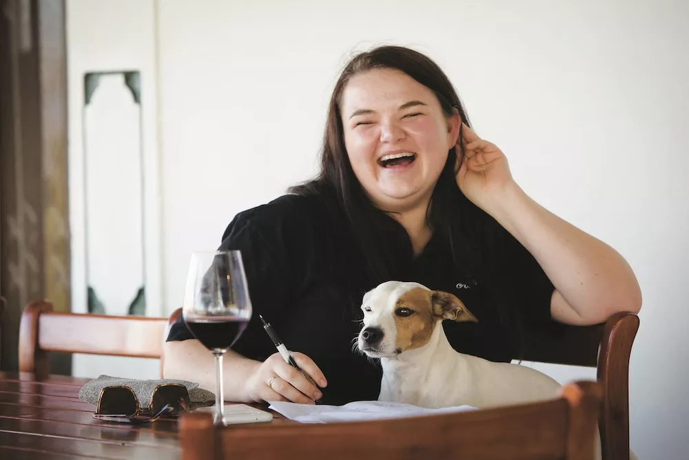 Danielle, responsable marketing d'Allesverloren.