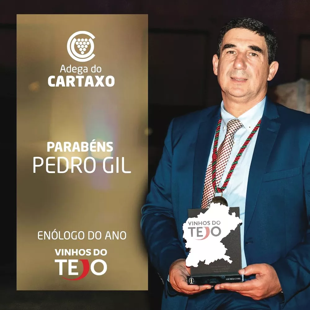 Pedro Gil a récemment été élu « vigneron de l'année » lors de la cérémonie des Vinhos do Tejo.