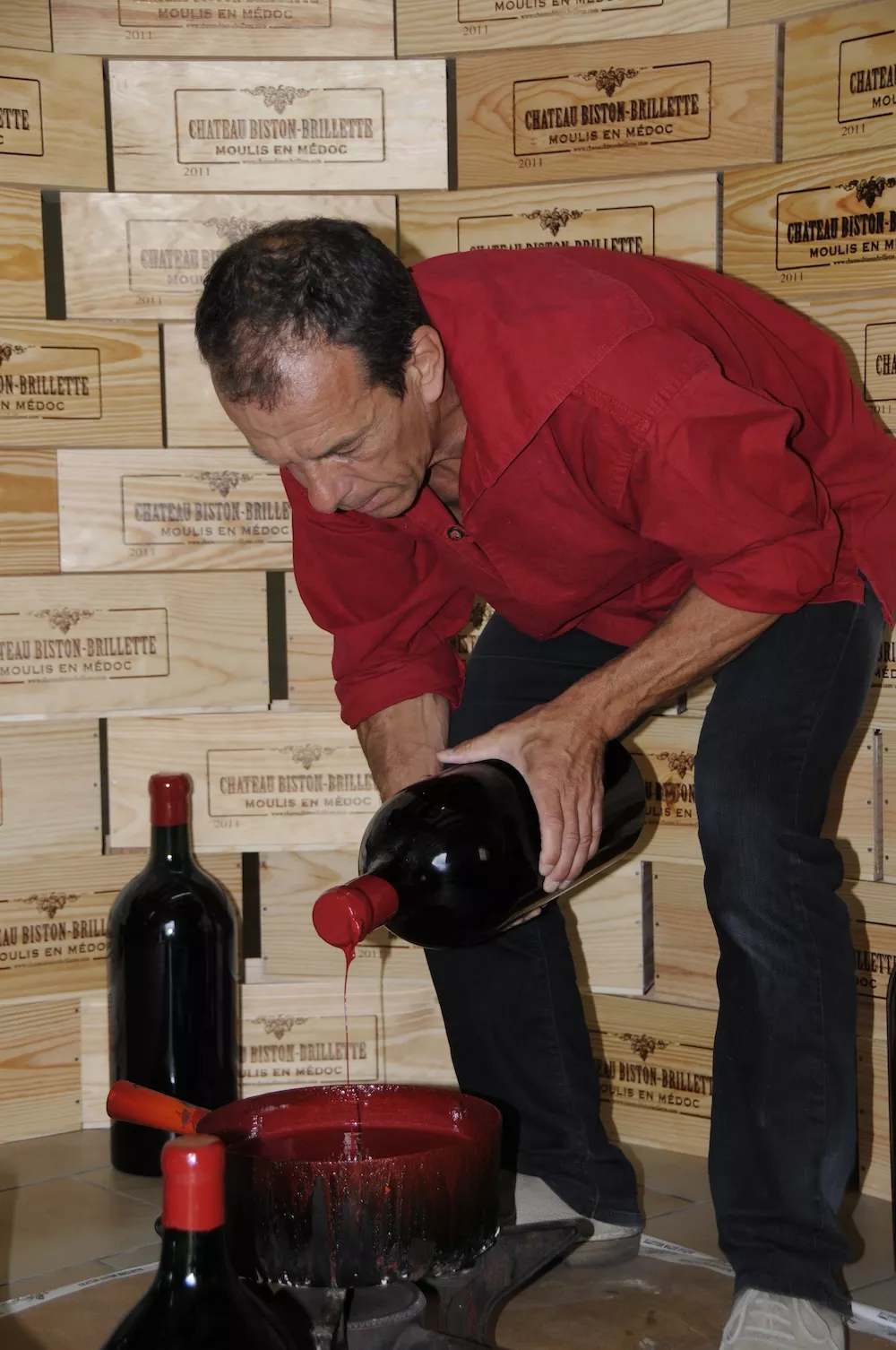Serge Barbarin, owner of Ch&acirc;teau Biston-Brillette