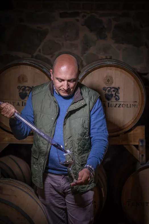 Pasquale Iuzzolini, the winemaker and director of tenuta Iuzzolini