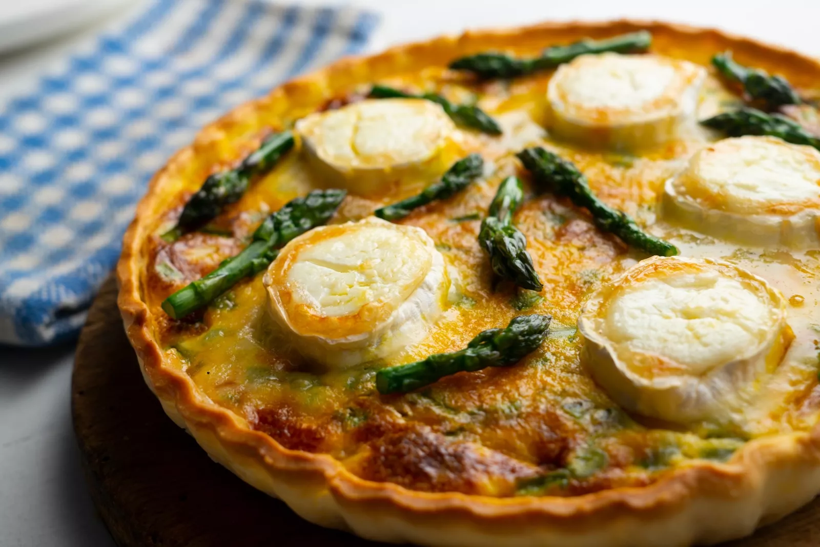 Asparagus and Goat Cheese Tart